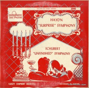 VARSITY SYMPHONY ORCHESTRA haydn; "surprise" symphony GRAMOPHONE2040