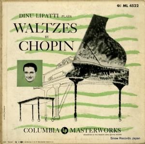 ǥ̡ѥåƥ dinu lipatti plays waltzes by chopin ML4522