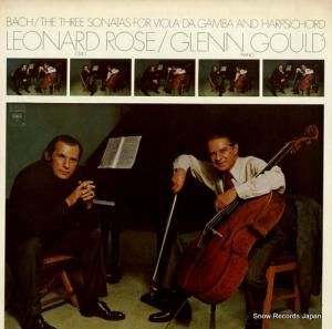 ʡɡ󡦥 bach; the three sonatas for viola da gamba and harpsichord M32934