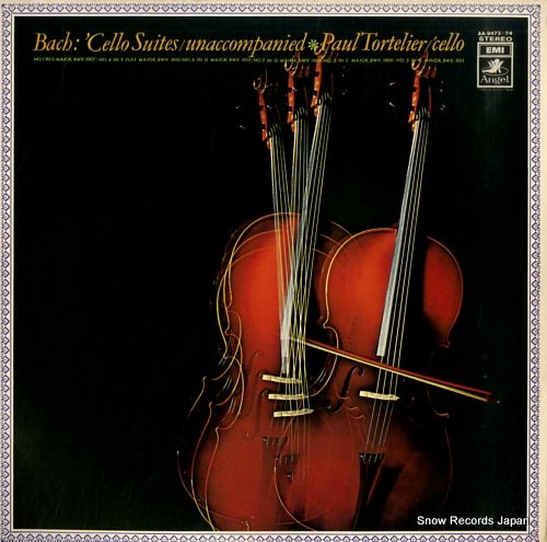 ポール・トルトゥリエ バッハ：無伴奏チェロ組曲（全６曲） AA-9473-74