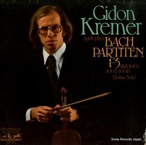 ɥ󡦥졼 bach; partiten for violine solo 1-3 27258KK