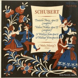 륿ϥĥå schubert; waltzes and dances for piano HS-9024