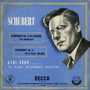 롦١ schubert; symphony no.8 in b minor "the unfinished" LXT2998