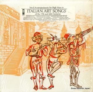 󡦥凉ȥޥ italian art songs of the 17th and 18th centuries MMO7013