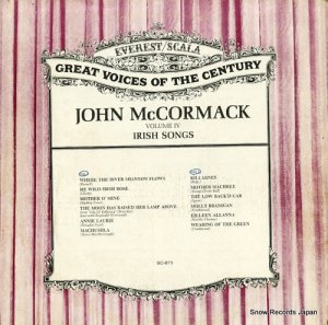 󡦥ޥޥå john maccormack volume 4 irish songs SC-873