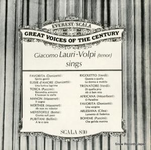 㥳⡦饦ꡦ great voices of the century SCALA830 / SC830