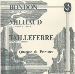 QUATUOR DE PROVENCE bondon; 1er quatuor a cordes CAL.1803