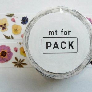 【mt for PACK 】梱包用マスキングテープ/押し花