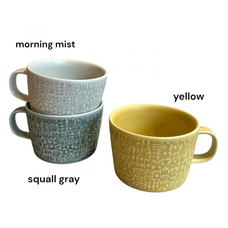 BIRDS' WORDSPATTERNED MUGʥѥɥޥˤβ