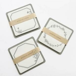 HUTTE PAPER WORKS】活版印刷の一筆箋レターパッド - hina