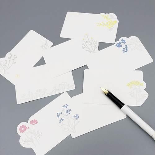 Hutte Paper Works 活版印刷のミニメッセージカード ダイカット 5枚セット Hina 盛岡の雑貨店ヒナのオンラインショップ