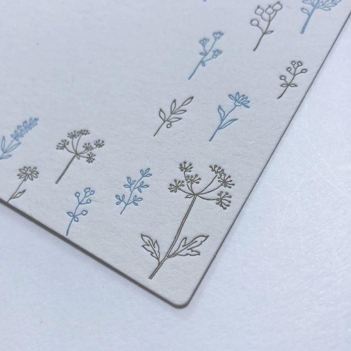 HUTTE PAPER WORKS】活版印刷のポストカード6 - hina®～盛岡の雑貨店