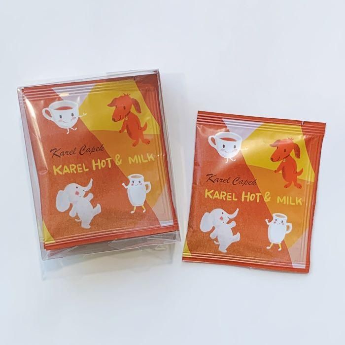 カレルチャペック紅茶店 カレル ホット ミルク カップ用ティーバッグ5p Hina 盛岡の雑貨店ヒナのオンラインショップ カレルチャペック紅茶店 カレル ホット ミルク カップ用ティーバッグ5p Hina 盛岡の雑貨店ヒナのオンラインショップ