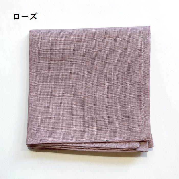 リネンハンカチ　896 ハンドメイド リネンハンカチ 896 ハンドメイド リトアニア製リネン100