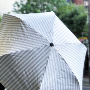 【ALCEDO】UVカット折りたたみ傘 /stripe