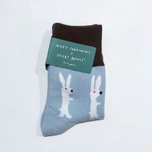 【MOGU TAKAHASHI】Kids socks rabbits（18〜21.5cm）