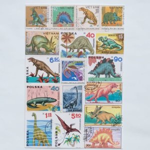 アサノスタンプポストカード・恐竜