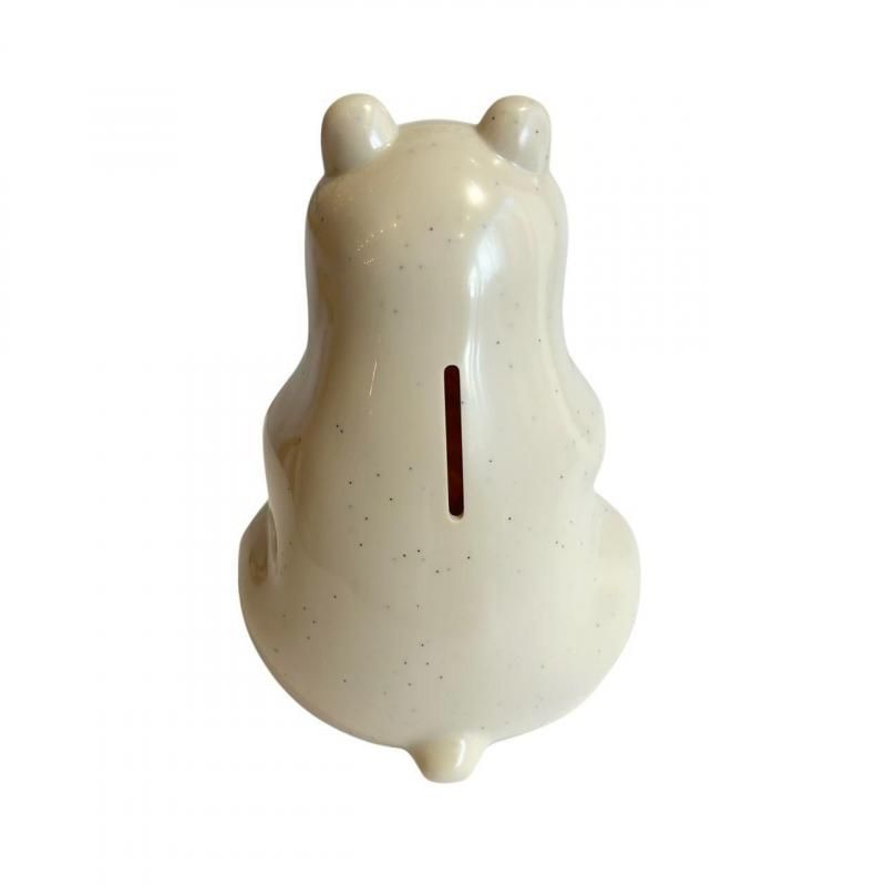 2025年限定マフラー付きPolar Bear Money box（シロクマ貯金箱