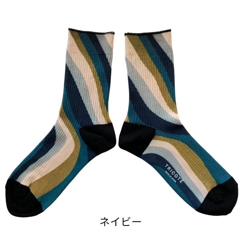 <img class='new_mark_img1' src='https://img.shop-pro.jp/img/new/icons52.gif' style='border:none;display:inline;margin:0px;padding:0px;width:auto;' />TRICOTETWIST STRIPE LINK SOCKSβ