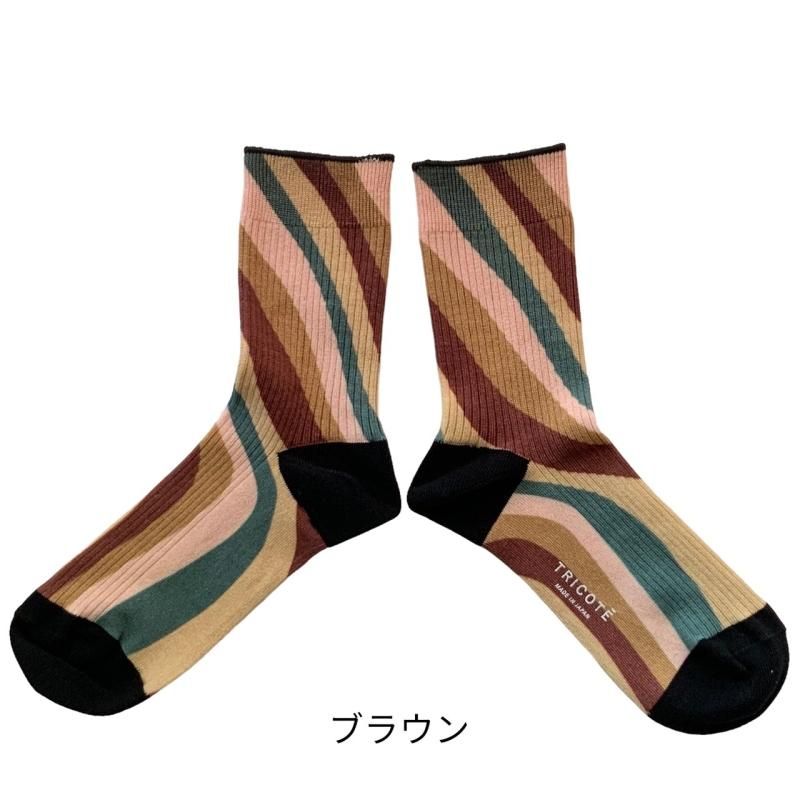 <img class='new_mark_img1' src='https://img.shop-pro.jp/img/new/icons52.gif' style='border:none;display:inline;margin:0px;padding:0px;width:auto;' />TRICOTETWIST STRIPE LINK SOCKSβ