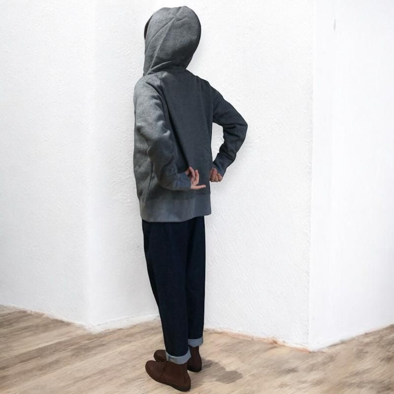 atelier naruse】コットン吊裏毛スウェットパーカー（2023A/W
