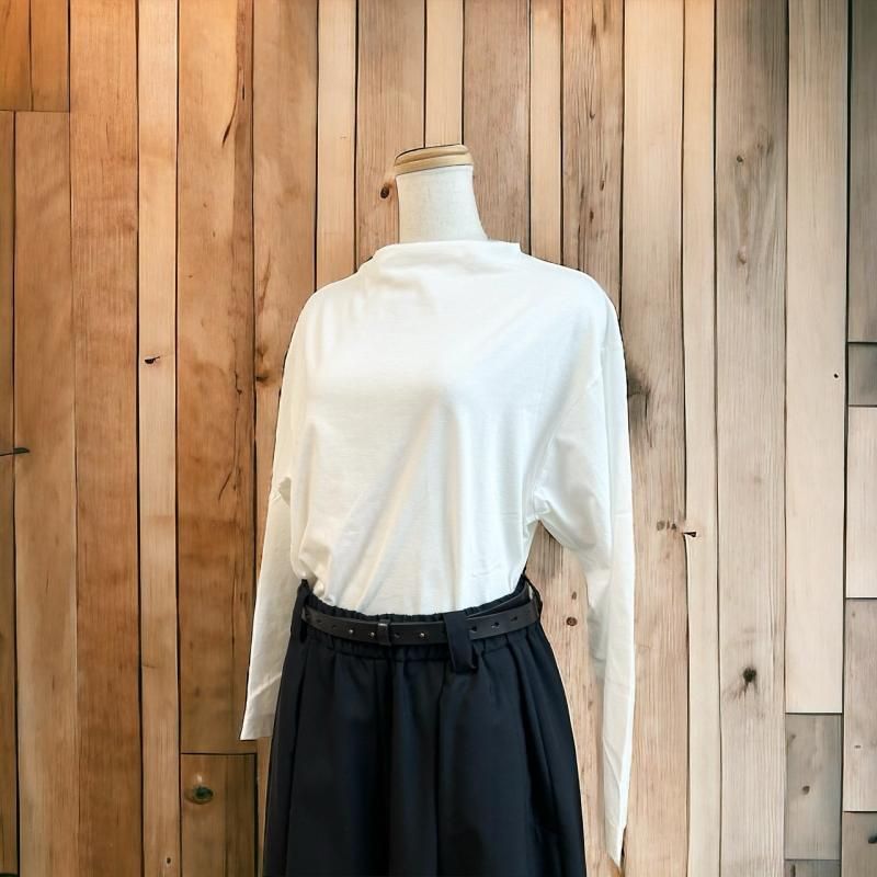 新品未使用　atelier naruse ギボシロングベルト ブラック atelier naruse / ギボシロングベルト | 牛革製のスリムなロング