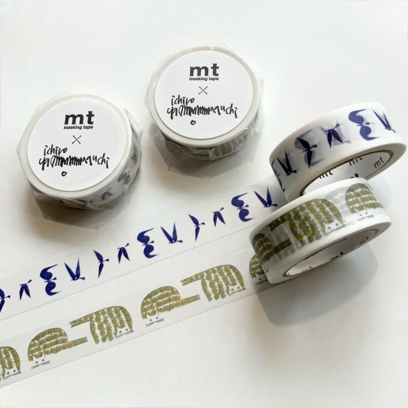 mt×山口一郎】マスキングテープ（blue bird/NEKO） - hina®～盛岡の