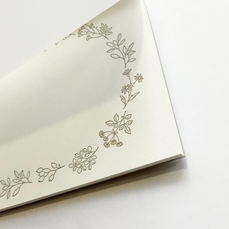 HUTTE   一筆箋 HUTTE PAPER WORKS】BOTANICAL GARDEN/トレペのダイカット付箋