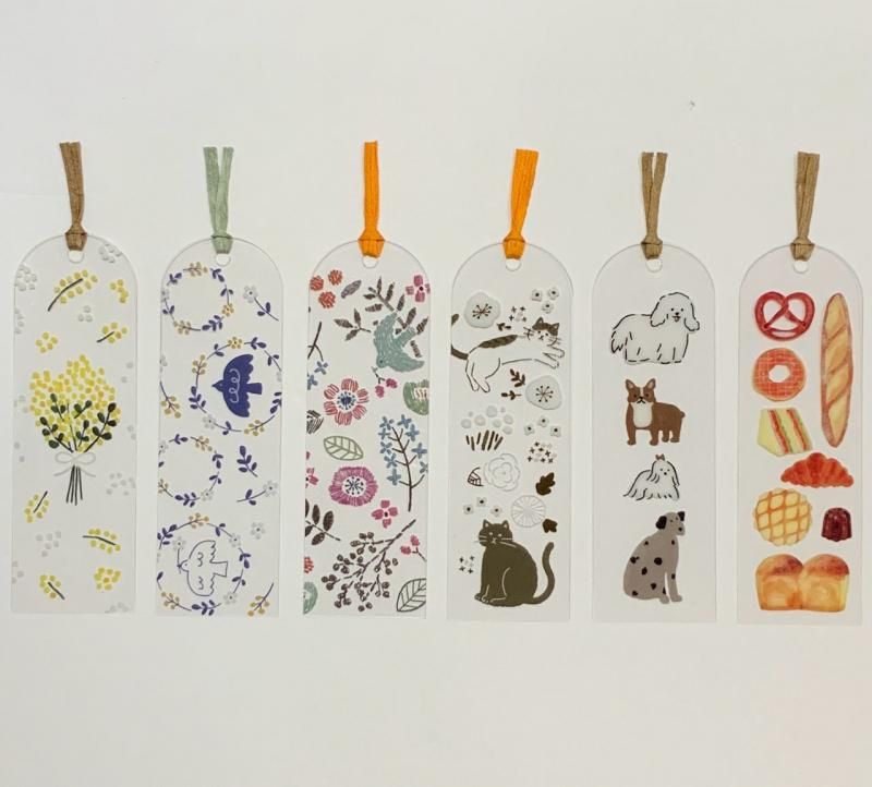 AMNESIA クリアブックマーカー しおり ｸﾘｱﾌﾞｯｸﾏｰｶｰ 小花 HONTOWATASHI