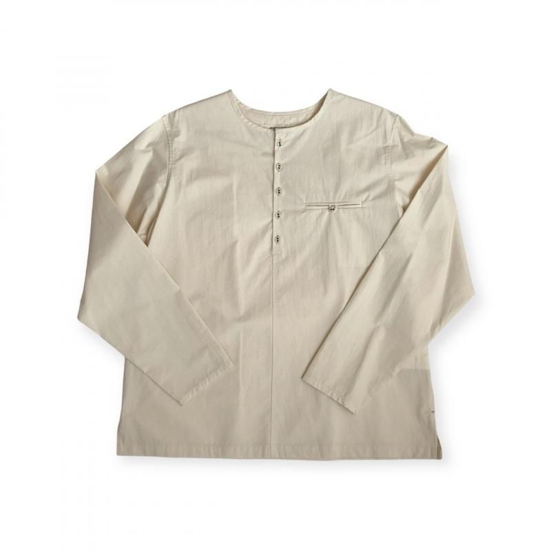 の 人気アイテムランキング atelier naruse】コットンヘンリーネックシャツ - hina®～盛岡の トップス