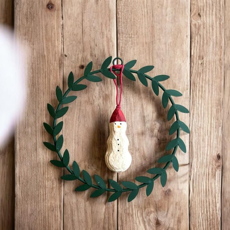 ミニリース。o○ハンドメイド雑貨レースのリースエクリュとベビー