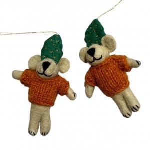 AFRO ARTӥեȥʥ/ޡBEAR W CHRISTMAS TREE HAT