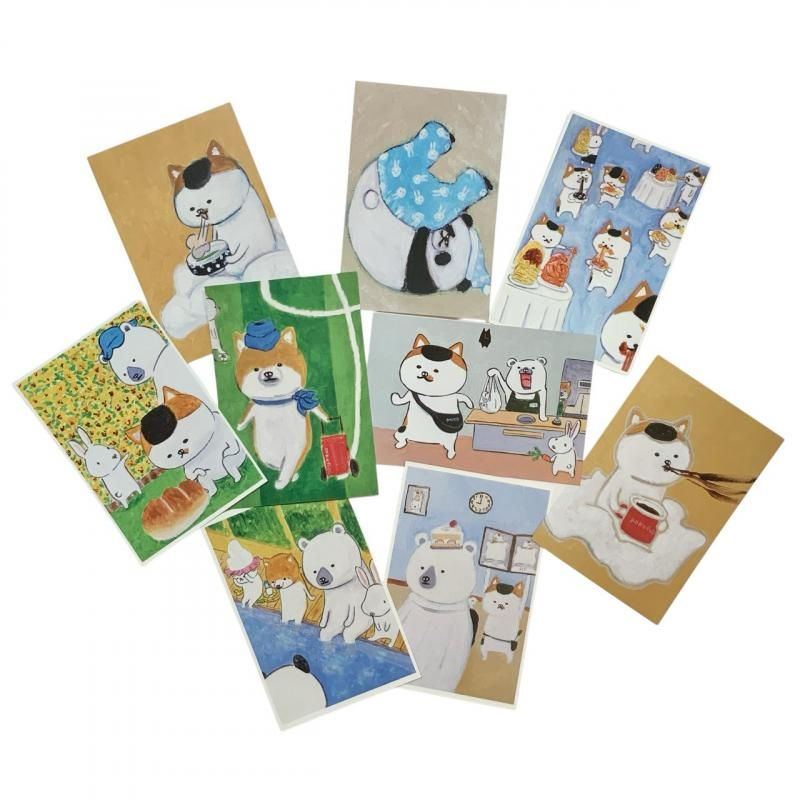 pokefasu】原画ポストカード1 - hina®～盛岡の雑貨店「ヒナ」の