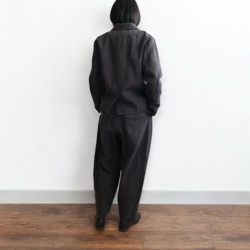 atelier naruse】In formal series/リネンテーラードジャケット - hina