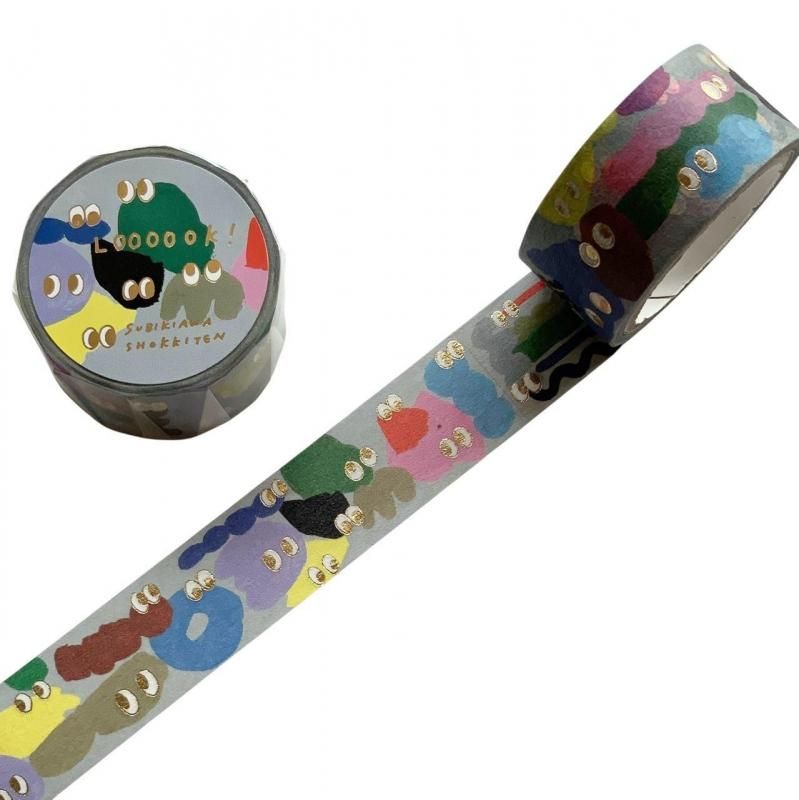 Subikiawa.】箔押しマスキングテープ/LOOOOOK! - hina®～盛岡の雑貨店