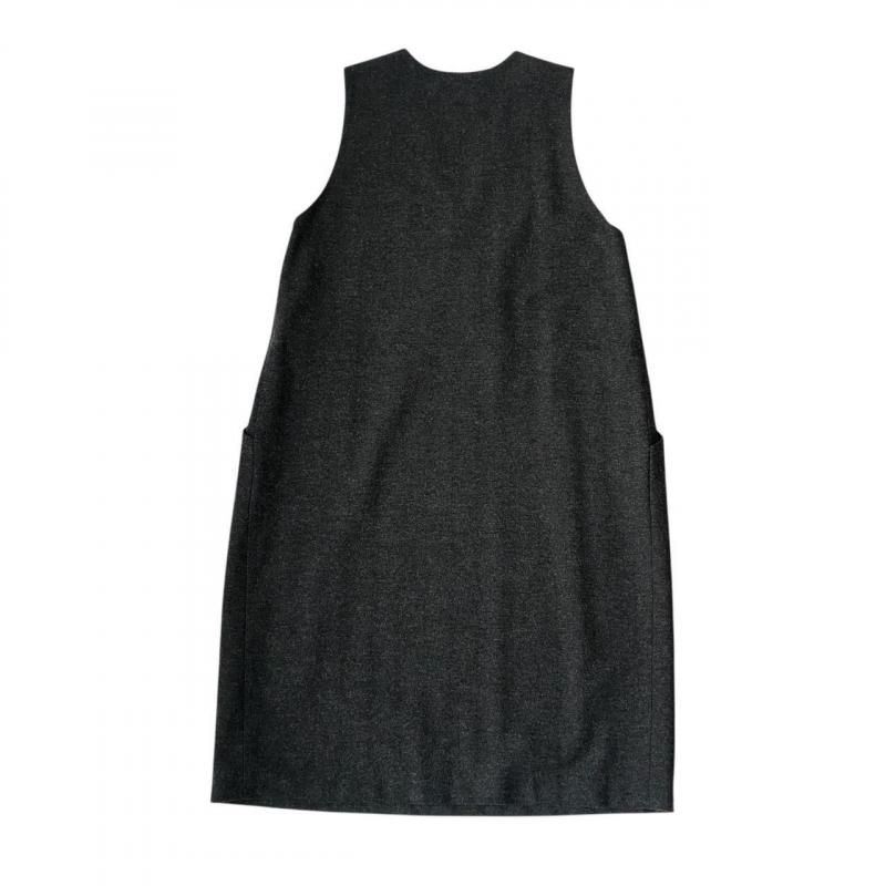 atelier naruse】コットンウールヘリンボーンジャンパースカート