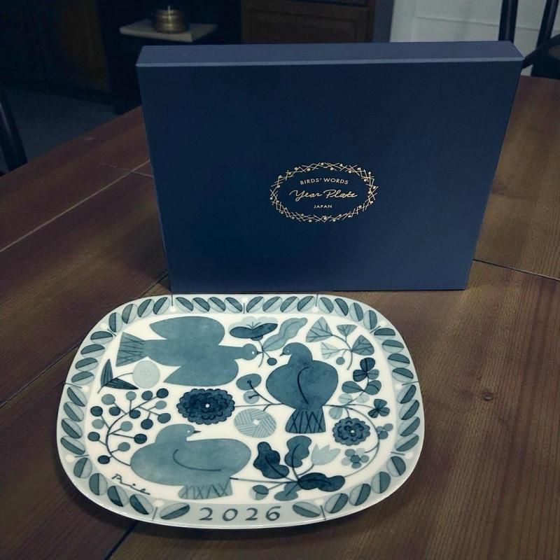 BIRDS' WORDS】YEAR PLATE 2026 - hina®～盛岡の雑貨店「ヒナ」の