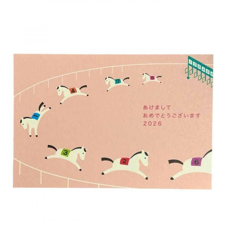 2026年 年賀状ポストカード（同柄4枚セット/Onion Soup Studio・0564