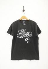 TACOMA FUJI RECORDS(タコマフジレコード) BEER WRESTLING designed by Tomoo Gokita カラー:ブラック<img class='new_mark_img2' src='https://img.shop-pro.jp/img/new/icons50.gif' style='border:none;display:inline;margin:0px;padding:0px;width:auto;' />