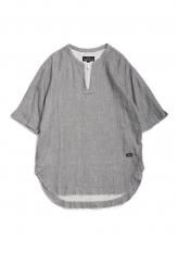 QUOLT(クオルト) TOP-GAUZE SHIRTS/プルオーバーシャツ カラー:グレイ