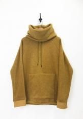 VOO(ヴォー) FLEECE TURTLE HOODY / フリースタートルフーディー カラー:マスタード