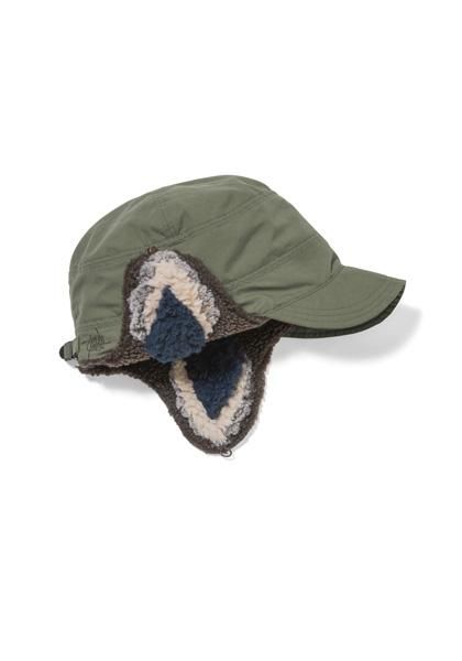 Green Clothing グリーンクロージング Boa Patchworkcap ボアパッチワークキャップ