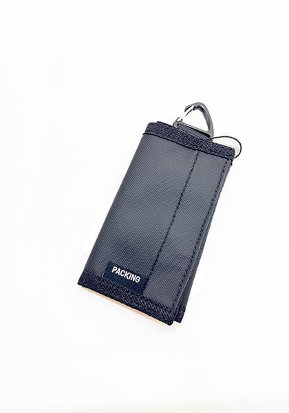 PACKING / パッキング COMPACT WALLET カラー:MAT BLACK