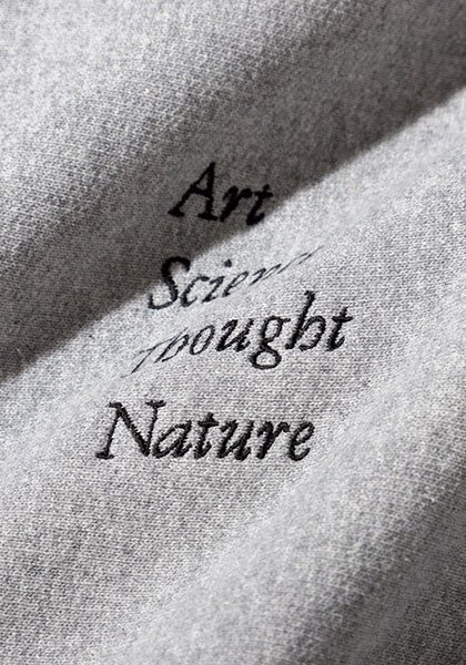 Art Science Thought Nature ZIP HOODIE designed by Shuntaro