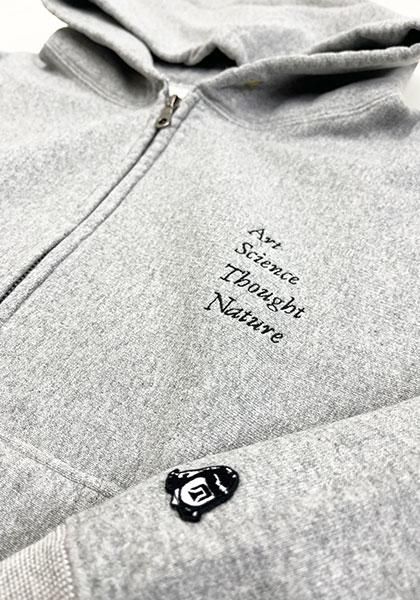 Art Science Thought Nature ZIP HOODIE designed by Shuntaro