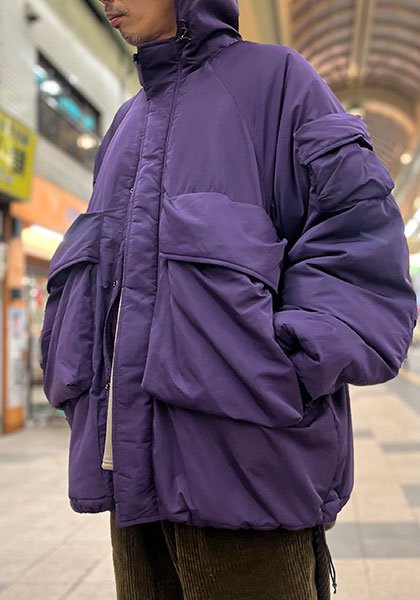 KELEN ケレン BIG POCKET HOODED PUFF JACKET / ビッグポケット