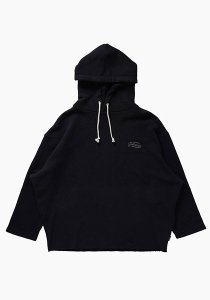 GO HEMP إ |  LOOSE HOODY 顼 : BLACK