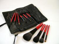 【全国送料無料】　竹田ブラシ　赤椿化粧筆１０本フルブラシセット - 通販マイガード