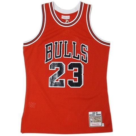 Mitchell Ness Throwback Jersey Michael Jordan Chicago Bulls 1985 86 Red Blow Import HIPHOP WEAR SHOP
