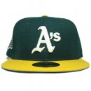 New Era 59Fifty Fitted Cap Oakland Athletics 1989 World Series Battle of the Bay / Green x Yellow